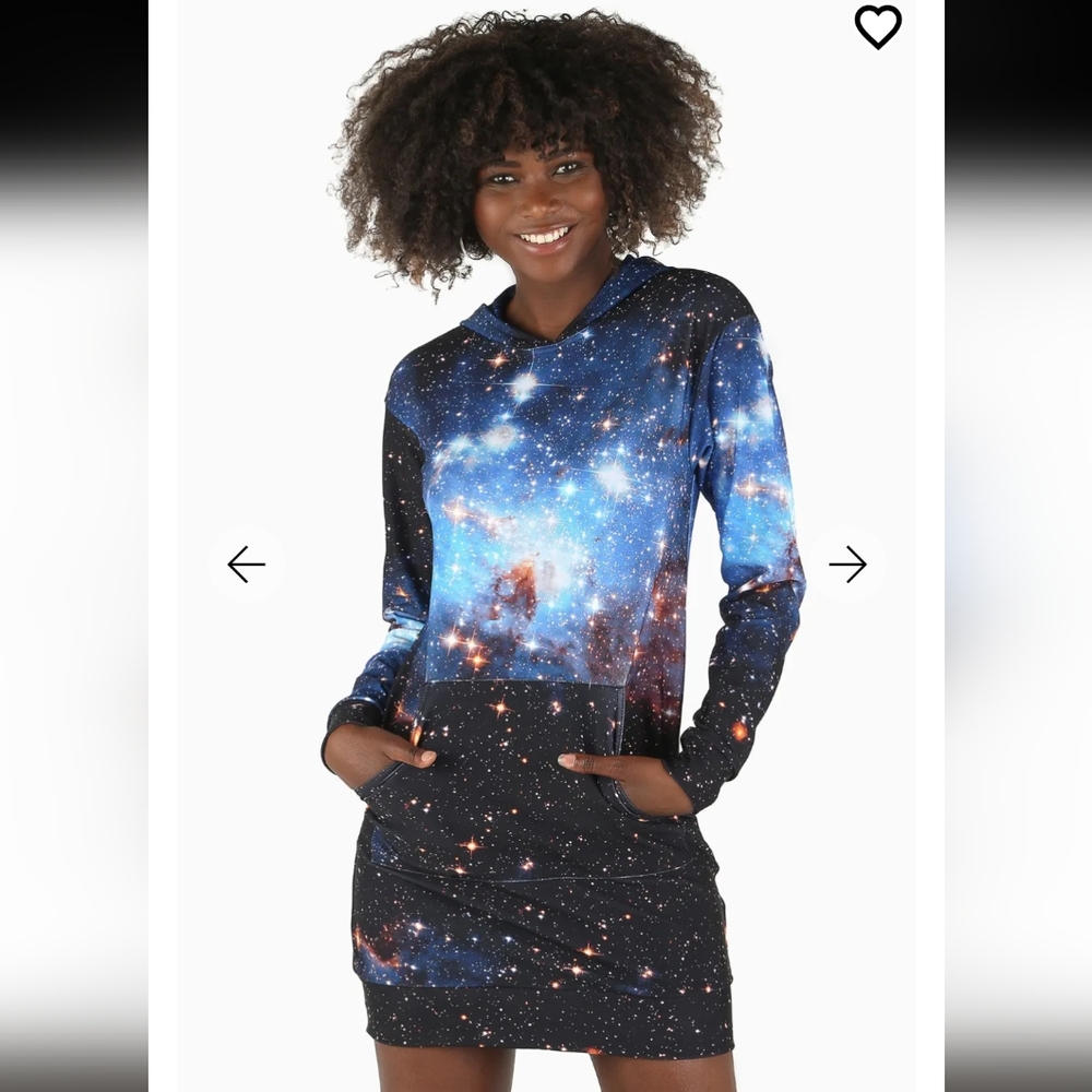 NWT Blackmilk Space Galaxy Blue Slouchy